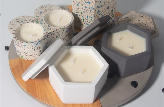 The Aesthetic and Functional Appeal of Concrete Candle Jars
