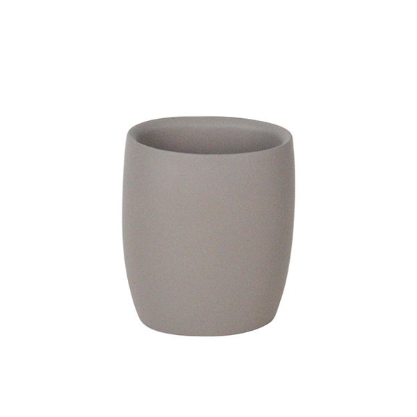 addinggreen EHC4300 Cement Bathroom Accessories Set 4-Piece | OEM Soap Dispenser Tumbler Toilet Brush Holder Wholesale
